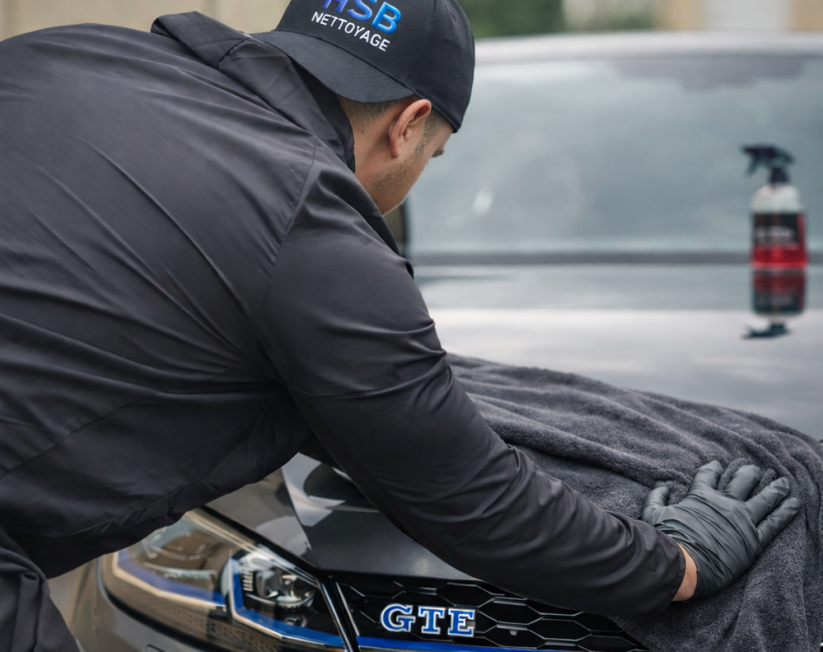Nettoyage voiture par HSB Nettoyage
